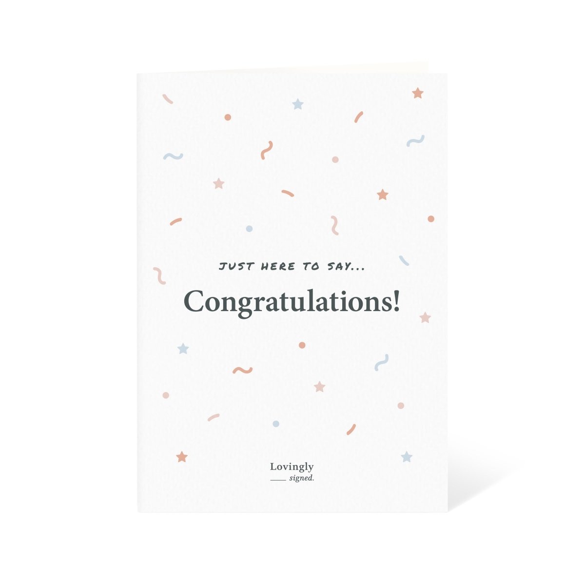 Congratulations! Baby Congratulations Card - LOVINGLY SIGNED (HK)