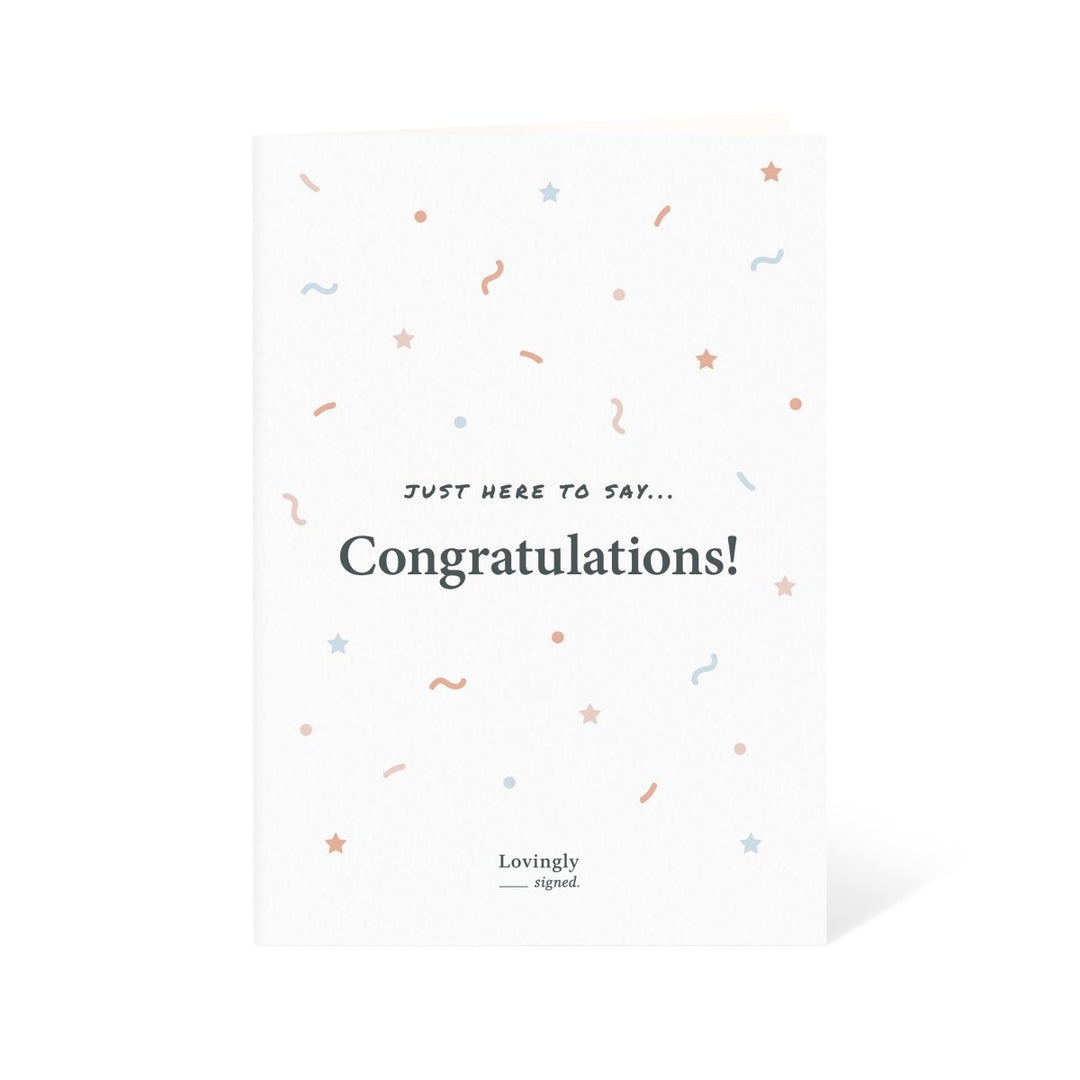 Congratulations! Baby Congratulations Card - LOVINGLY SIGNED (HK)