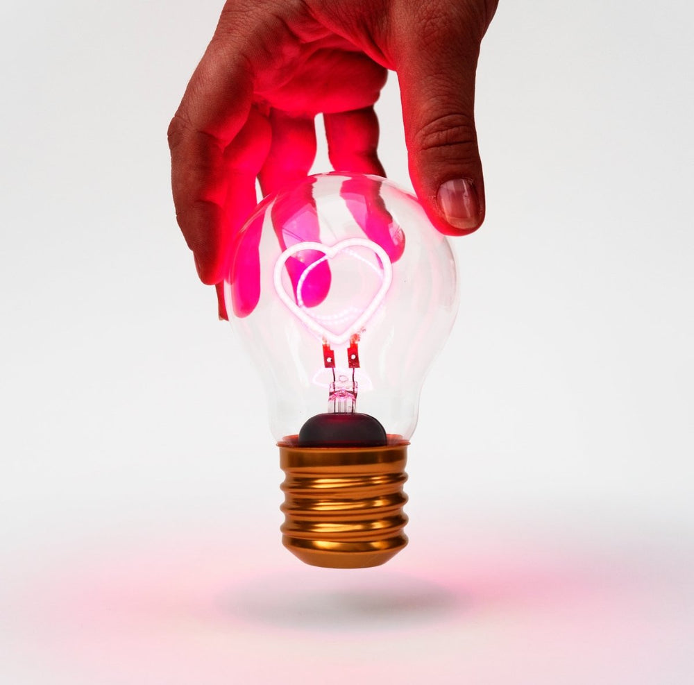 Cordless Heart Lightbulb - LOVINGLY SIGNED (HK)