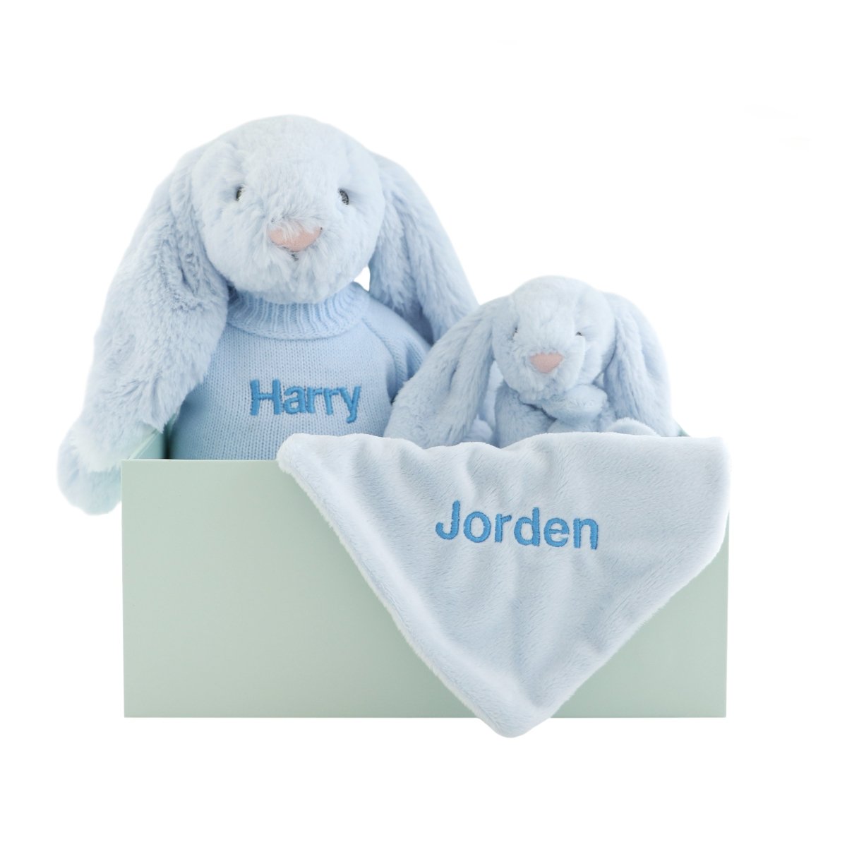 Jellycat Companion Set - Blue - LOVINGLY SIGNED (HK)