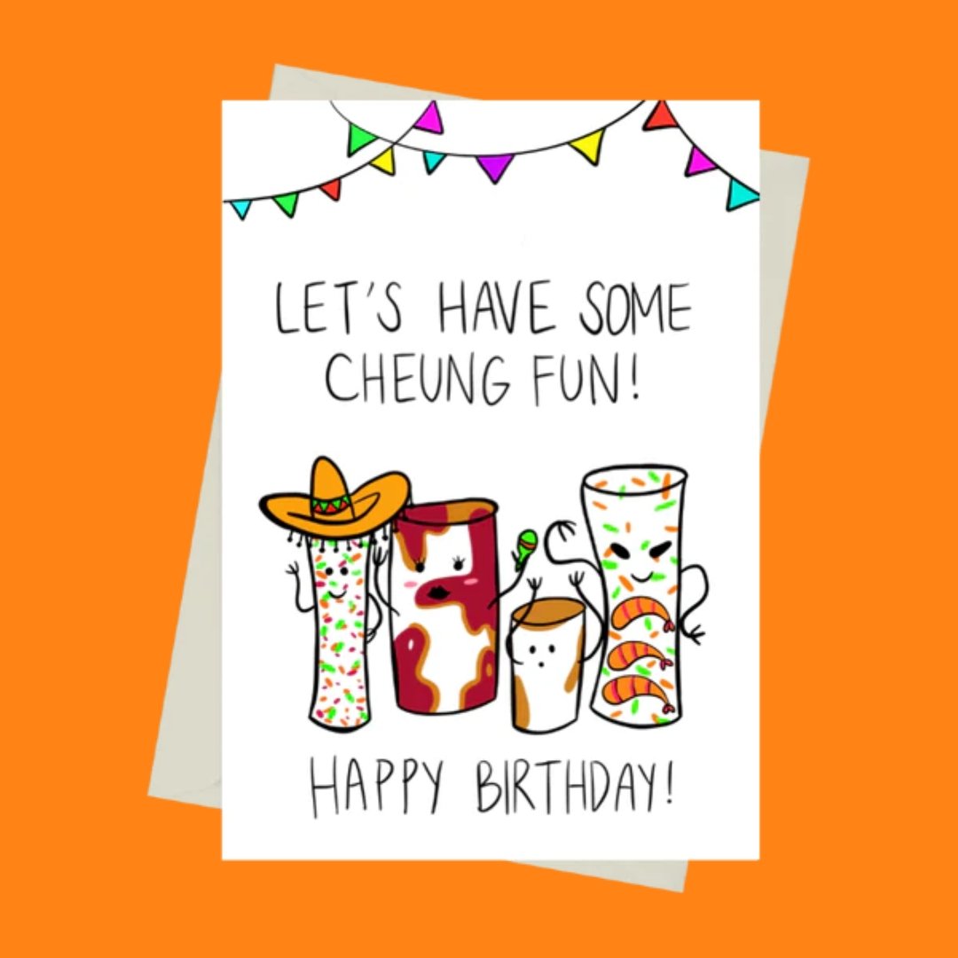 Let's Have Some Cheung Fun - Greeting Card by 852prints - LOVINGLY SIGNED (HK)