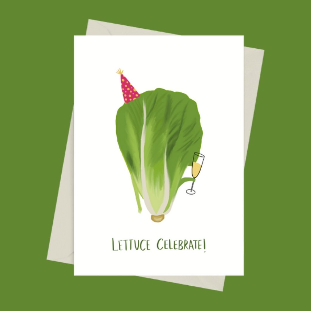 Lettuce Celebrate - Greeting Card by 852prints - LOVINGLY SIGNED (HK)