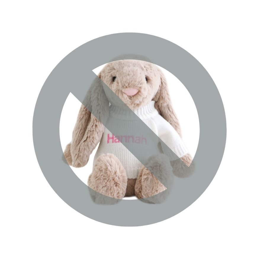 No Soft Toy - LOVINGLY SIGNED (HK)