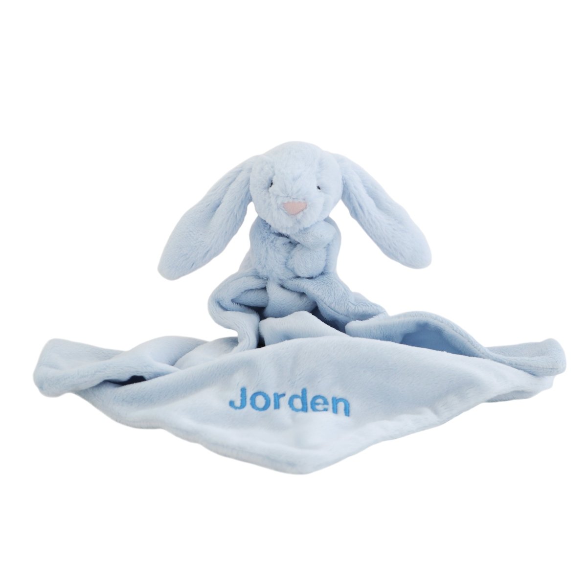 Personalised Bunny Comforter - Blue - LOVINGLY SIGNED (HK)