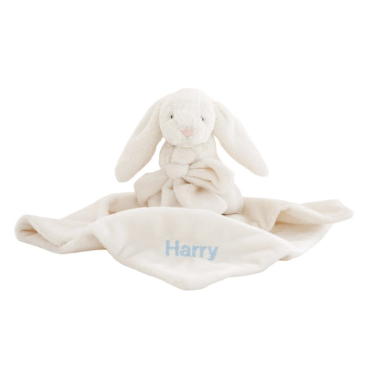 Personalised Bunny Comforter - Cream - LOVINGLY SIGNED (HK)