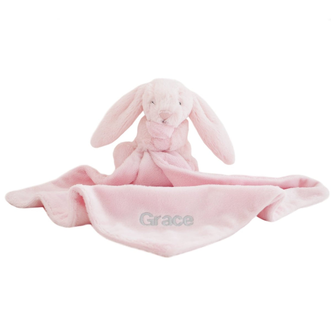 Personalised Bunny Comforter - Pink - LOVINGLY SIGNED (HK)