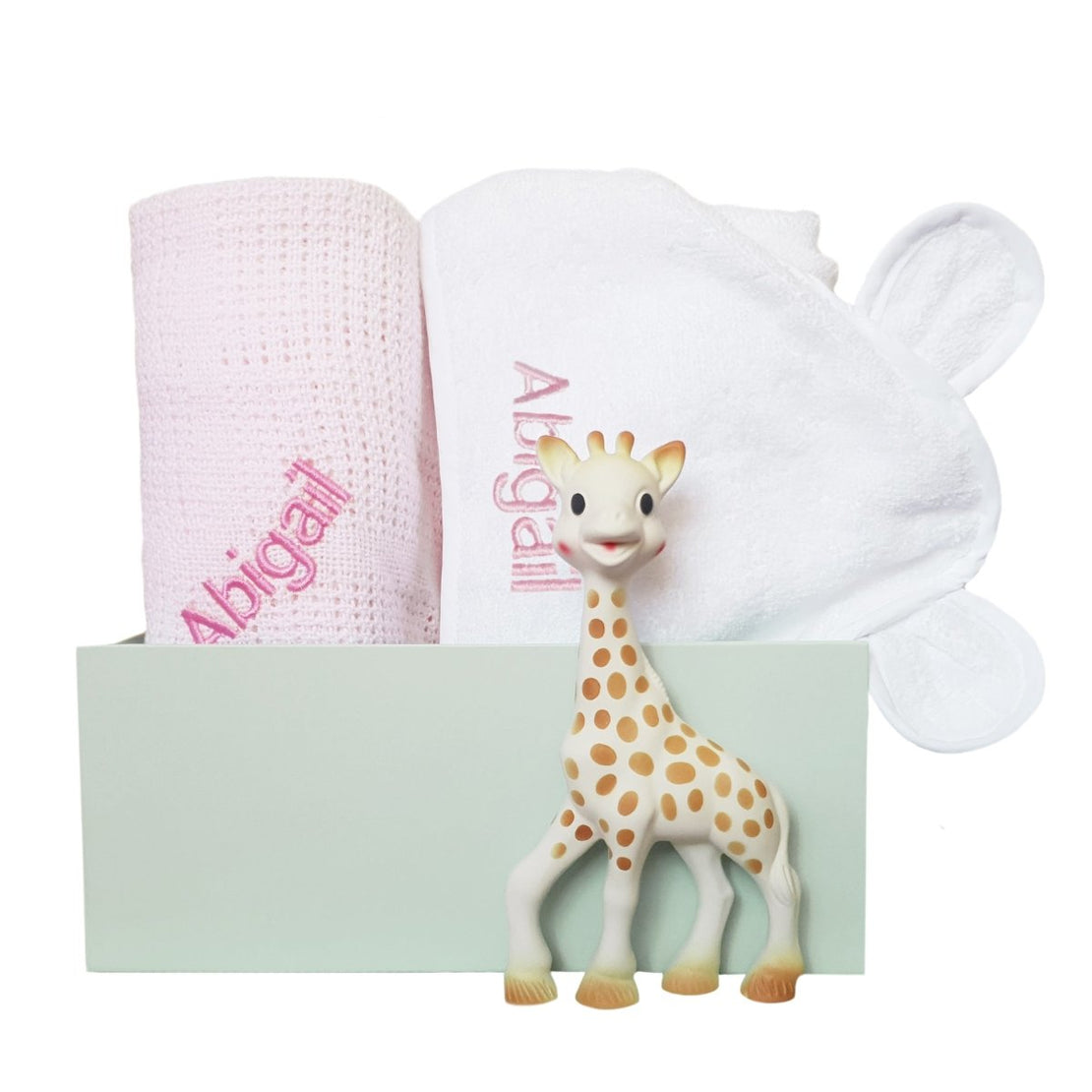 Personalised Sophie Snuggles Gift Set - Pink - LOVINGLY SIGNED (HK)