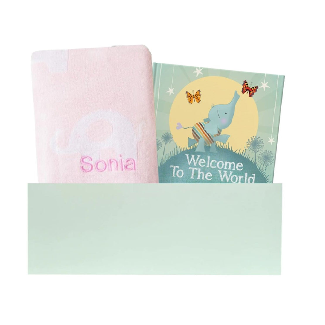 Welcome Elephant Gift Set - Pink - LOVINGLY SIGNED (HK)